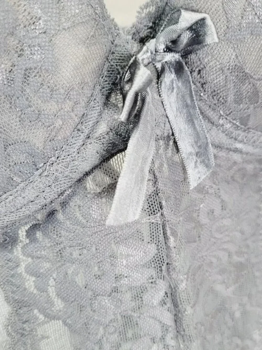 Native intamates 36B gray fit teddy padded underwire gray